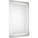 Seneca LED 24.13 inch Sandblasted Merc Edge Bath Vanity Light Wall Light