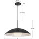 Regent 1 Light 19 inch Burgundy Pendant Ceiling Light