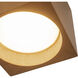Bosco 5 inch Natural Oak Flush Mount Ceiling Light