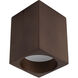 Bosco 5 inch Walnut Flush Mount Ceiling Light