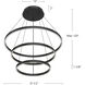Cerchio LED 31.5 inch White Chandelier Ceiling Light
