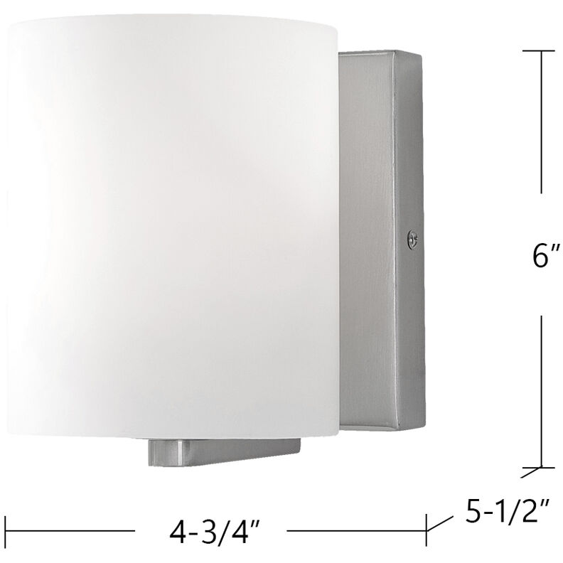 Bridgewater Vanity Light Wall Light in Brushed Nickel