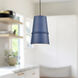 Castor 1 Light 7.88 inch Indigo Blue Pendant Ceiling Light