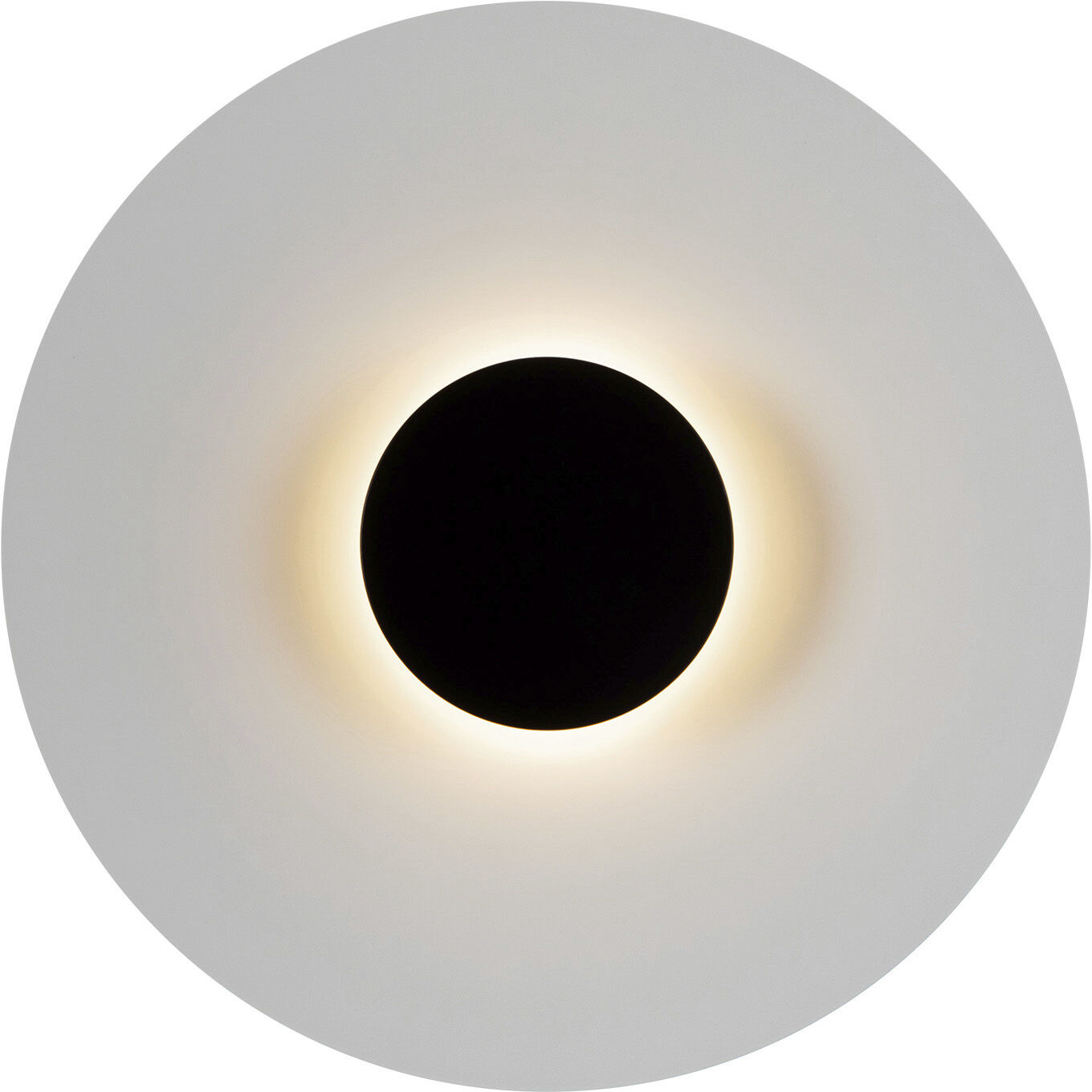 Cruz Wall Sconce Wall Light in Metal - Black and White, Spun Aluminum Shade