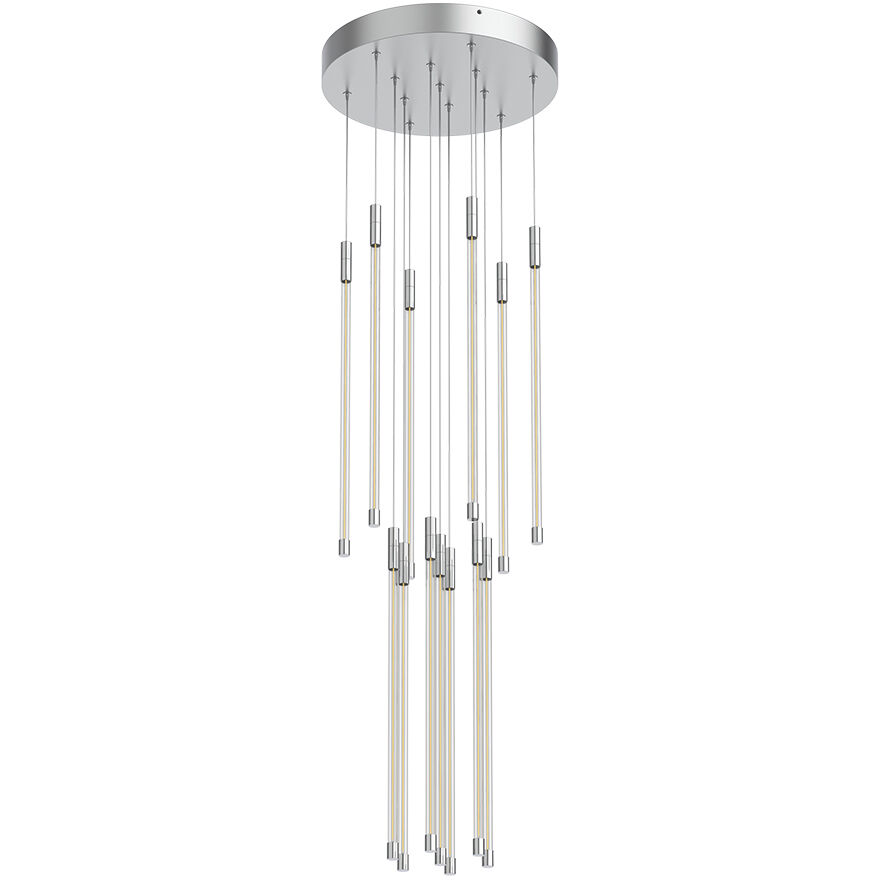 Motif LED 12.75 inch Chrome Multi Pendant Ceiling Light