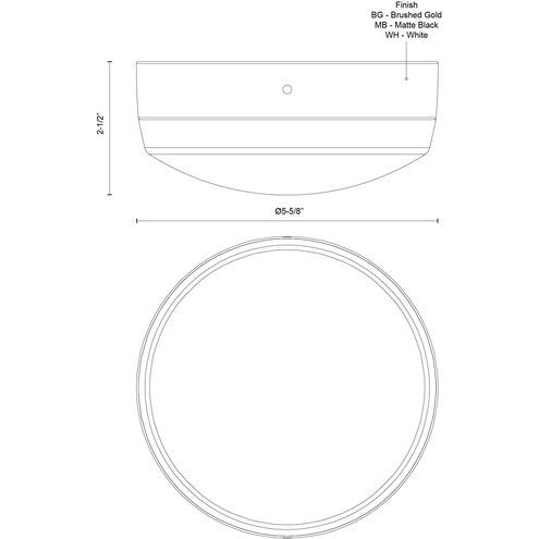 Hugo Matte Black Fan Light Kit