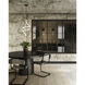 Script LED 29.75 inch Black Pendant Ceiling Light