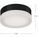 Bedford LED 5.88 inch Black Flush Mount Ceiling Light, Round