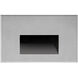 Sonic LED 3 inch Brushed Nickel Exterior Wall/Step Light