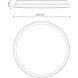 Brook LED 15.13 inch Chrome Flush Mount Ceiling Light