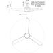 Thalia 54 inch Matte Black Ceiling Fan