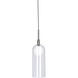Stylo LED 4 inch Brushed Nickel Pendant Ceiling Light