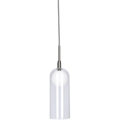 Stylo LED 4 inch Brushed Nickel Pendant Ceiling Light
