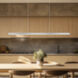 Vega Linear Pendant Ceiling Light in Brushed Nickel