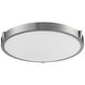 Floyd LED 17 inch Brushed Nickel Flush Mount Ceiling Light