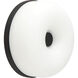 Jada 5 inch Black and Opal Glass ADA Wall Sconce Wall Light