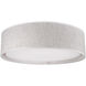 Dalton LED 16 inch White Flush Mount Ceiling Light in Beige