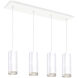 Cameo LED 5.13 inch White Multi Pendant Ceiling Light