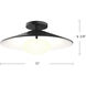 Cruz LED 15 inch Felt - Gray Flush Mount Ceiling Light in Felt Shade
