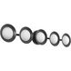 Cleo 36.13 inch Black Bath Vanity Light Wall Light