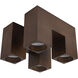 Bosco 15 inch Walnut Flush Mount Ceiling Light