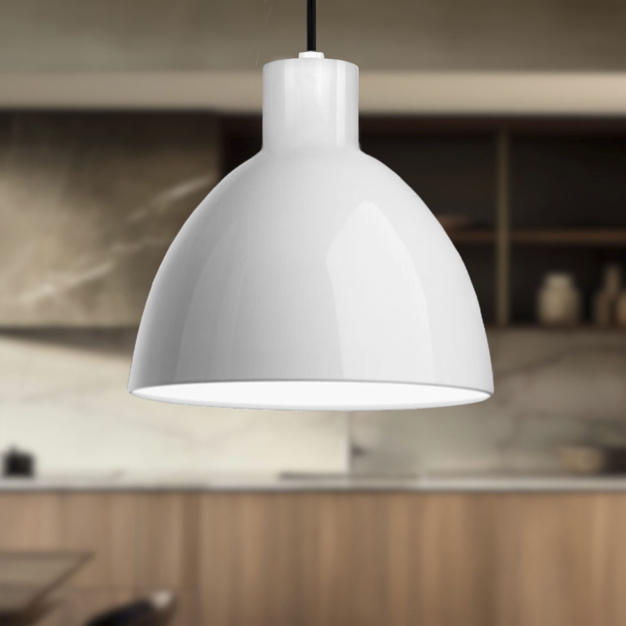 Chroma LED 12 inch White Pendant Ceiling Light