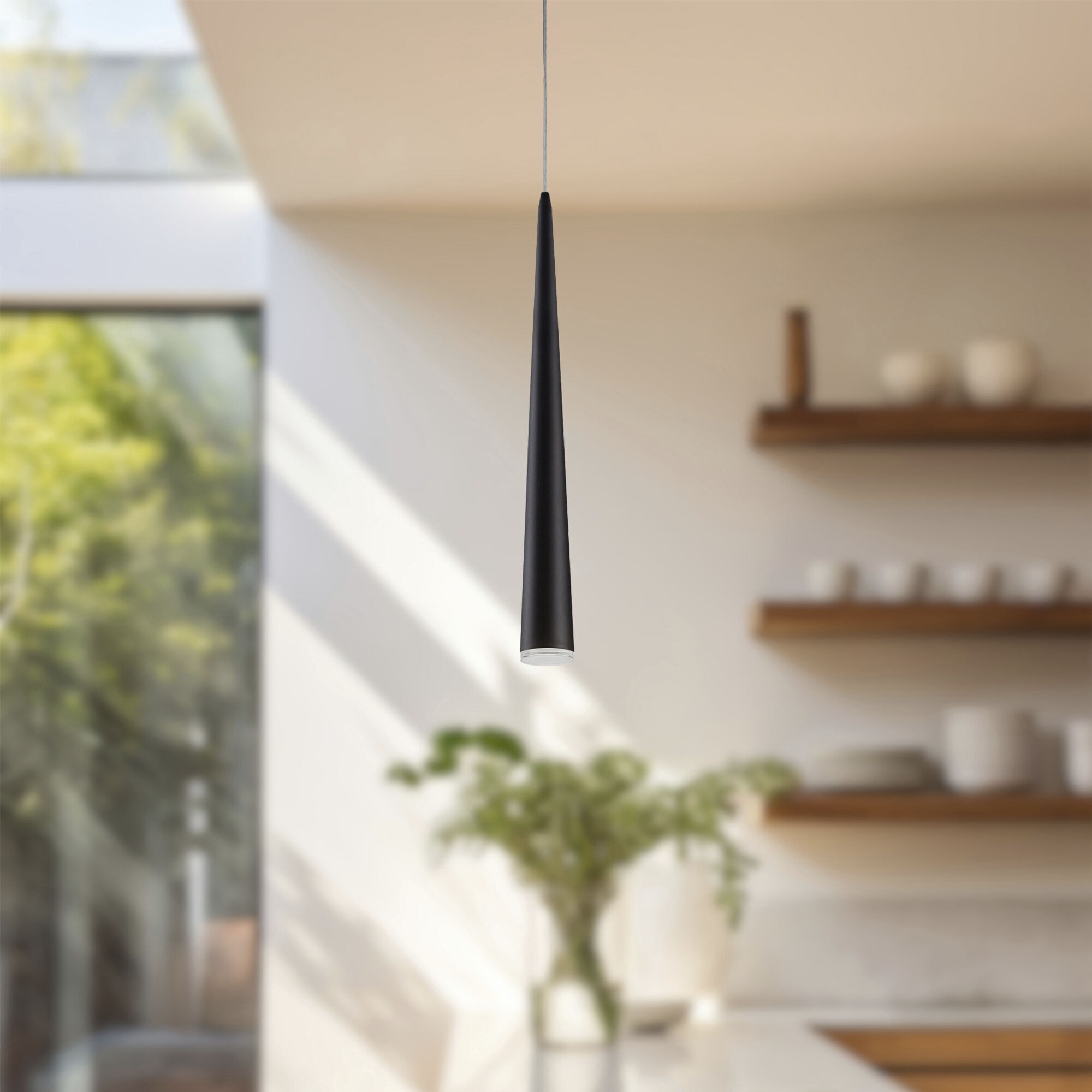 Mina Pendant Ceiling Light in Black