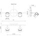 Lyra 1 Light 120V Brushed Nickel Track Light Ceiling Light