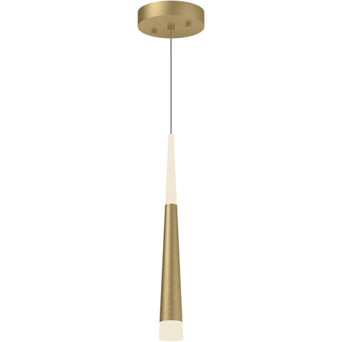 Ultra LED 2.13 inch Brushed Gold Pendant Ceiling Light