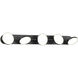 Novel LED 37 inch Black Bath Vanity Light Wall Light