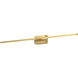 Pandora Wall Sconce Wall Light in Brushed Gold