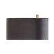 Violetta 23 inch 40 watt Matte Black/Antique Brass Table Lamp Portable Light