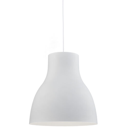 Cradle 1 Light 23.63 inch White Pendant Ceiling Light