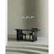 Airen LED 36.13 inch Black Linear Pendant Ceiling Light