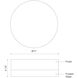 Bedford LED 11 inch Brushed Nickel and Frosted Flush Mount Ceiling Light