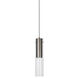 Lena LED 3.25 inch Brushed Nickel Pendant Ceiling Light
