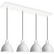 Chroma Multi Pendant Ceiling Light in Gloss White