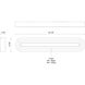 Arco LED 24.13 inch White Bath Vanity Light Wall Light