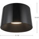 Etta LED 13.88 inch Jet Black Flush Mount Ceiling Light
