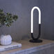 Huron 22.38 inch 11 watt Black Table Lamp Portable Light
