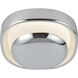 Pebble 8.25 inch Chrome ADA Wall Sconce Wall Light
