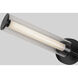Braga LED 27.88 inch Black Bath Vanity Light Wall Light