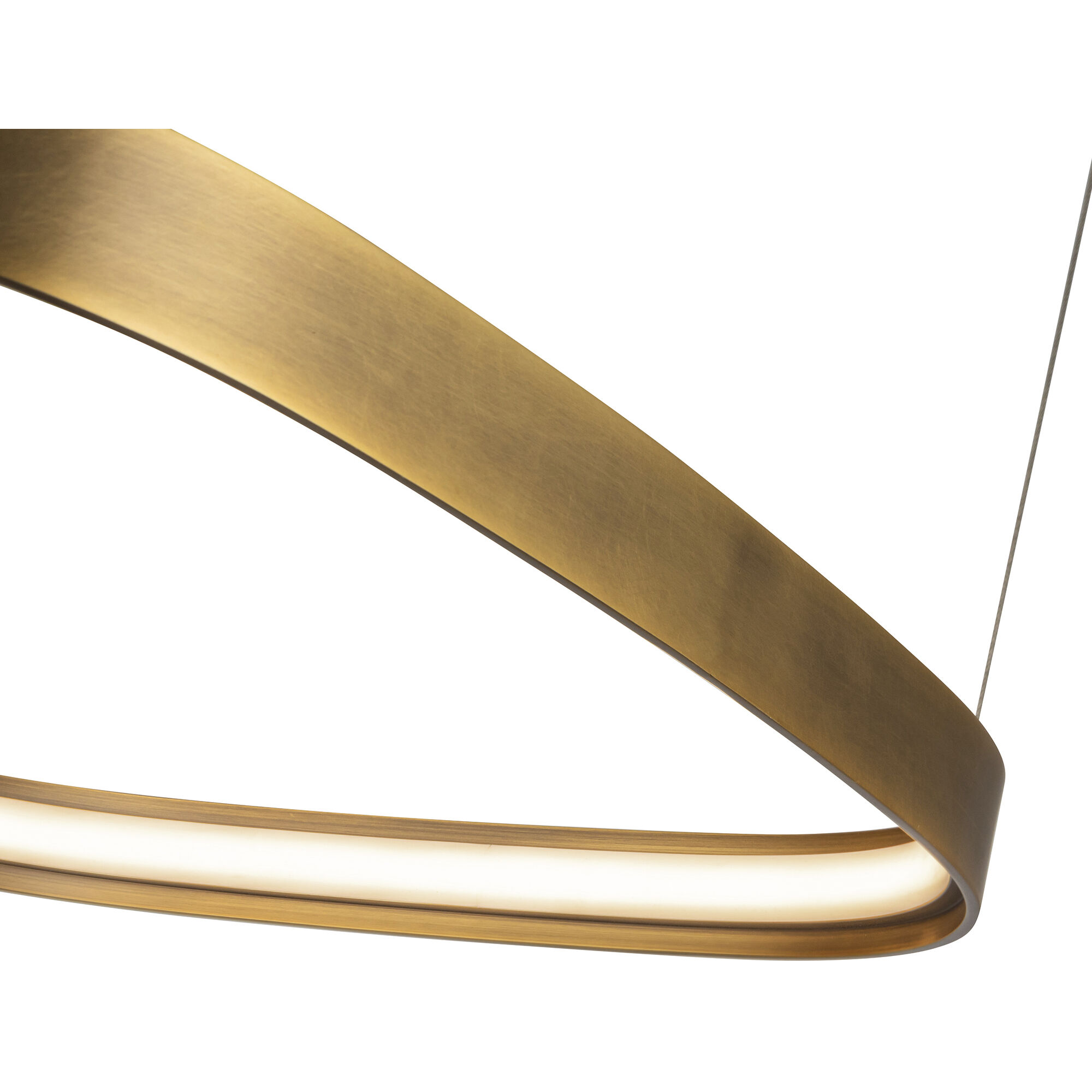 Yukon Pendant Ceiling Light in Vintage Brass