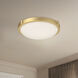 Floyd LED 11 inch Brushed Gold Flush Mount Ceiling Light