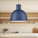 Irving 1 Light 15.75 inch Indigo Blue Pendant Ceiling Light