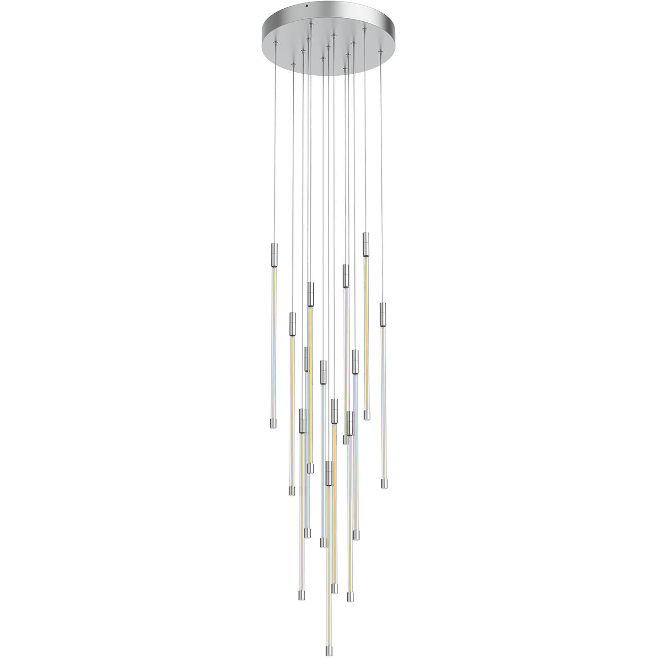 Motif LED 12.75 inch Chrome Multi Pendant Ceiling Light