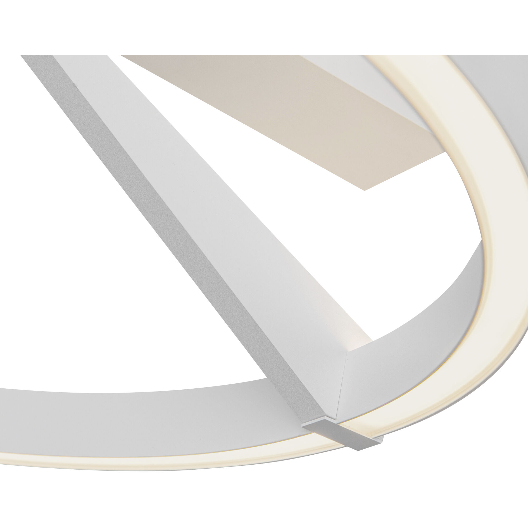 Roda LED 15.75 inch White Semi-Flush Mount Ceiling Light