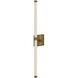 Blade LED 32 inch Brushed Gold Bath Vanity Light Wall Light