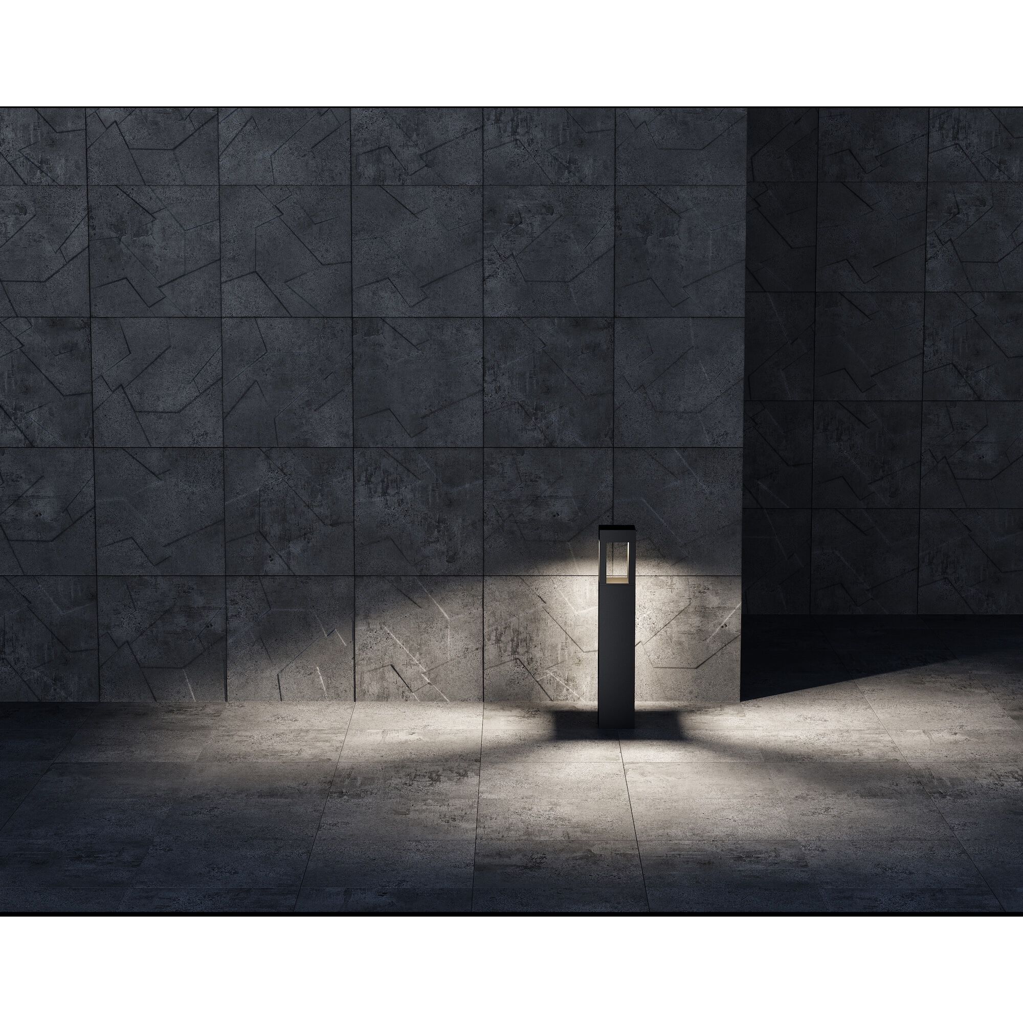 Sonoma 120-277V 24.00 watt Black Exterior Bollard