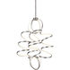 Synergy LED 31.5 inch Antique Silver Chandelier Ceiling Light
